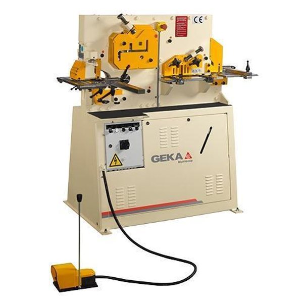 NEW GEKA MULTICROP SINGLE CYLINDER HYDRAULIC IRONWORKER