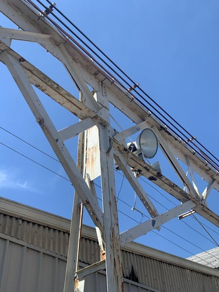 10 TON X 60' X 1000' P&amp;H OVERHEAD SELF STANDING YARD CRANE SYSTEM: STOCK #13150