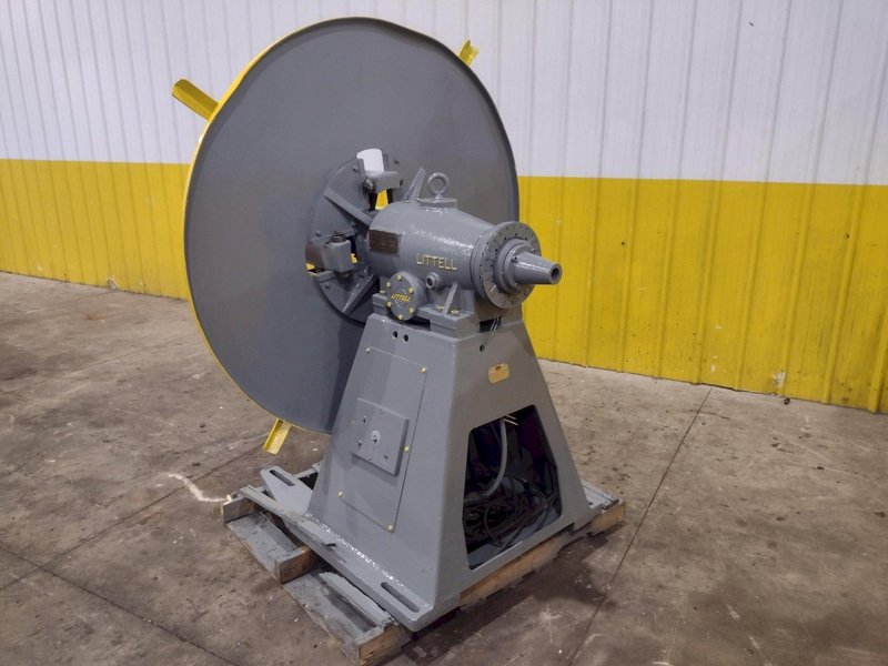 4,000 LBS X 18" LITTELL MODEL #40-18 PULL OFF COIL REEL UNCOILER: YOBRO #25258