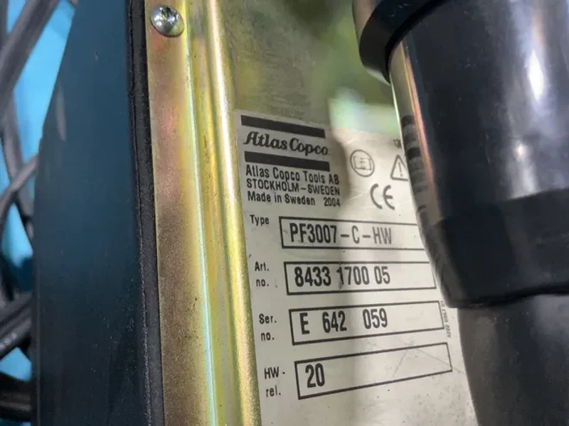Atlas Copco 300 Watts Tensor S4/s7 Aand Nutrunner - Pf3007-c-hw