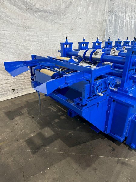 14 STAND X 3-1/2&quot; X 50&quot; BRADBURY SHADOW PANEL RAFTED ROLLFORMING LINE. STOCK # 0205722