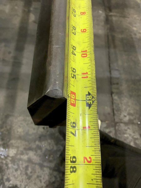 96" X 2" 90 DEGREE MALE PRESS BRAKE DIE: STOCK # 73077