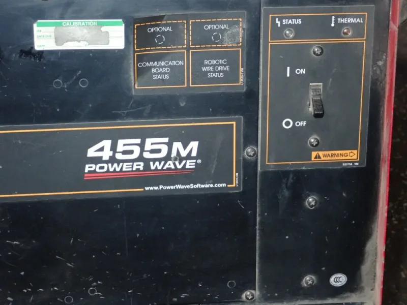 LINCOLN 450 AMP WELDER  -  POWER WAVE 455 M