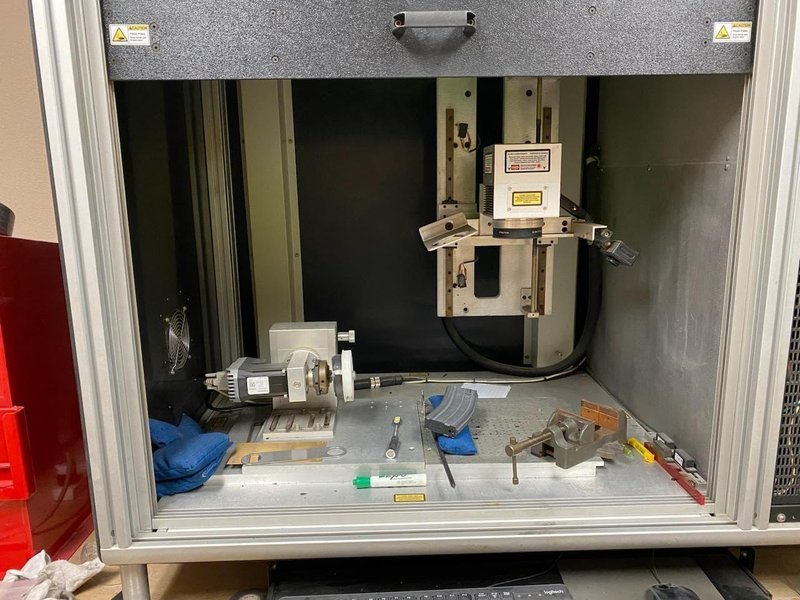 50W CLC Tactical Armsmark Benchmark M Fiber Laser Engraver, 2018