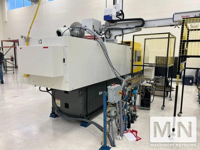 165 TON 8.8 OZ MILACRON ALPHA-S150iB ROBOSHOT INJECTION MOLDING MACHINE MFG 2021