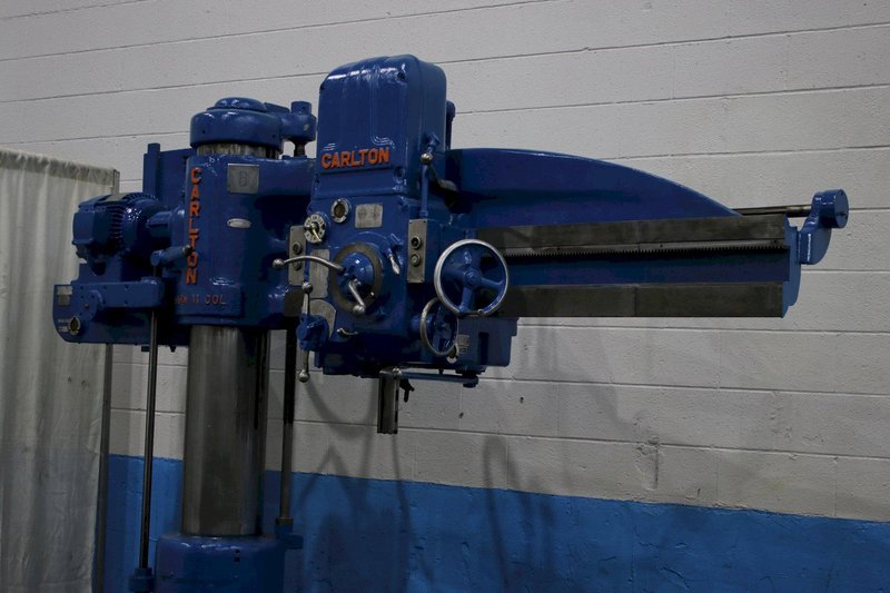 5&#039; X 11&quot; CARLTON RADIAL ARM DRILL: STOCK #76152