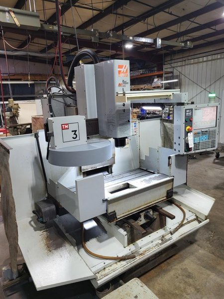 HAAS TM-3 CNC TOOLROOM MILL, 2008 – 4 AXIS VMC, VERTICAL MACHINING CENTER