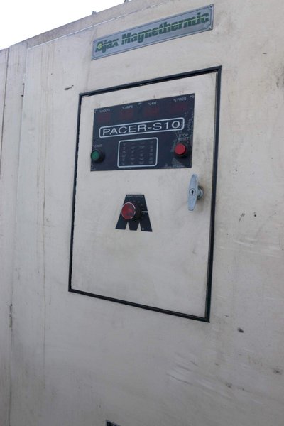 150 KW-10 KHZ DUAL HEAD AJAX INDUCTION SCANNER/HARDENER: STOCK #68790