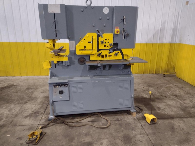 110 TON GEKA MODEL #HYD-110 HYDRUALIC IRONWORKER, NEW 1999: YOBRO #23975