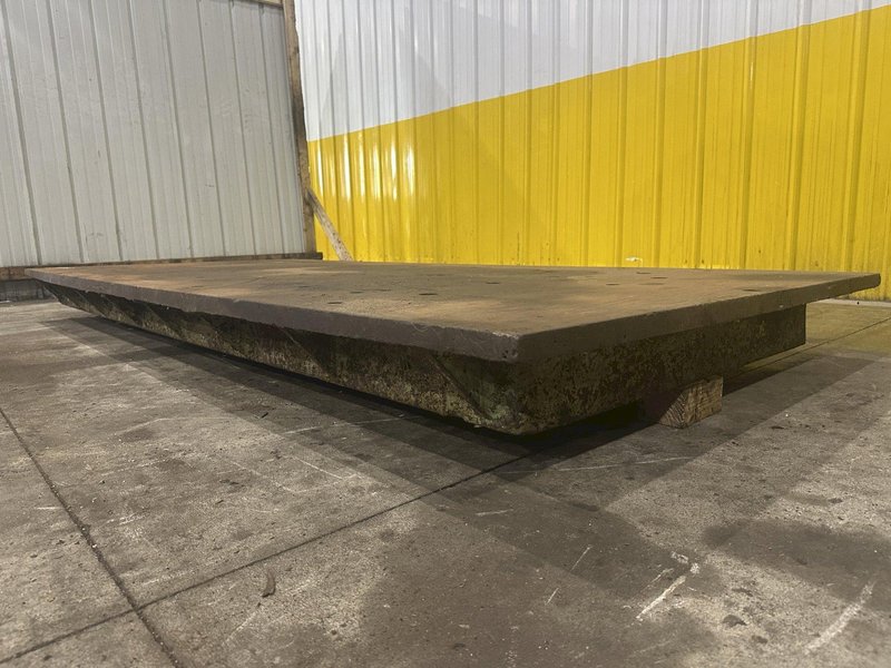 114&quot; X 51&quot; X 7&quot; HIGH STEEL LAYOUT RISER PLATE: STOCK #23182