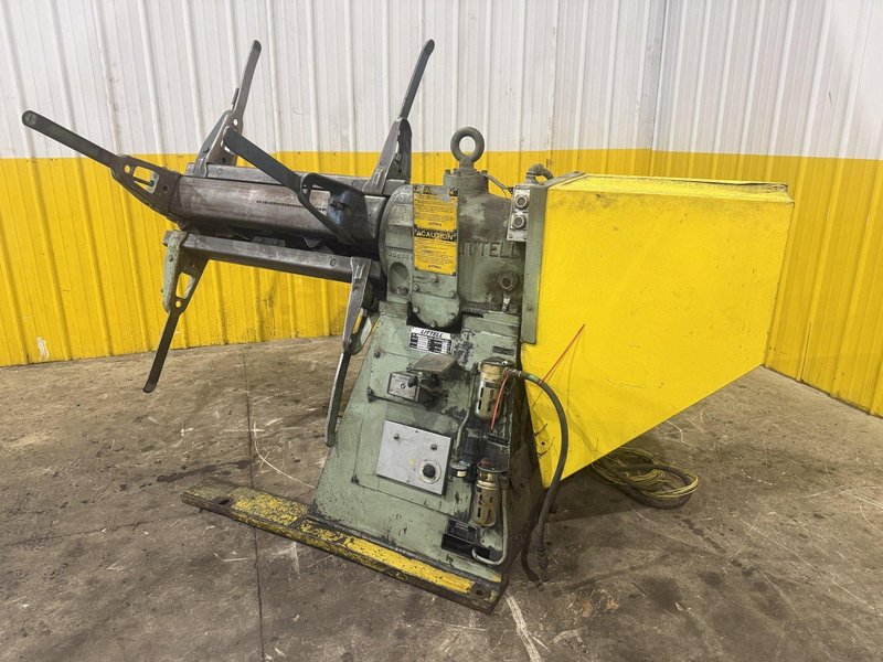 10,000 LBS X 36" LITTELL MODEL #1000 PULL OFF COIL REEL UNCOILER : YOBRO #25422
