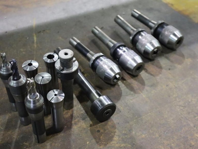 R8 Taper Tool Holders, Collets, Keyless Drill Chucks, End Mill Holders, Arbors- Auction Item