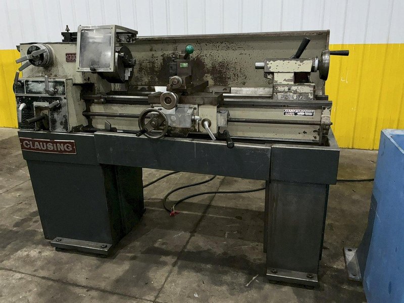 13" CLAUSING MODEL #1300 ENGINE LATHE, 1.75" HOLE : YOBRO #25355