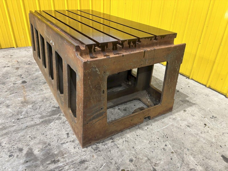 32&quot; X 64&quot; T SLOTTED STEEL DRILL BOX SETUP TABLE: STOCK #23229