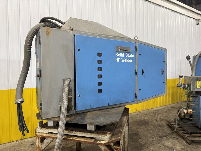 150 KW THERMATOOL MODEL #CF14-1506460 SOLID STATE HF WELDER SYSTEM, THERMAVIEW CONTROLS: YOBRO #24318