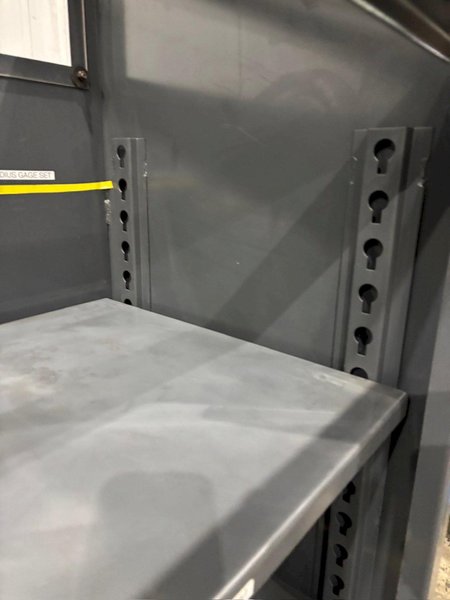 STRONGHOLD MODEL #55-LD-243-BL-SL-SRPG HEAVY DUTY CABINET W/ SEE-THROUGH DOORS: YOBRO #24115