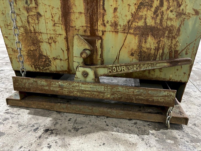 60" X 55" ROURA EXTENDED HEIGHT DUMP HOPPER: STOCK 21911