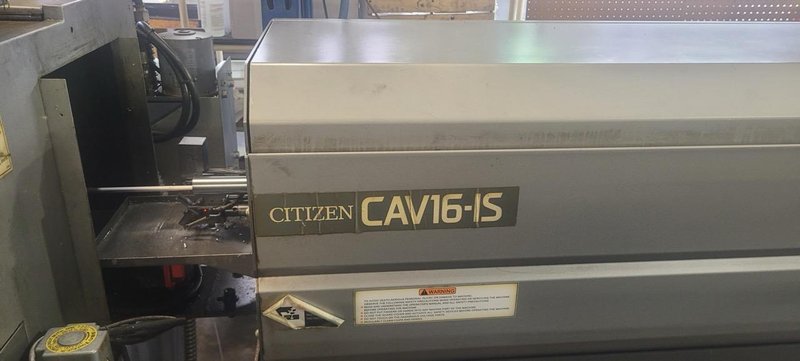 Citizen K16 CNC Swiss Lathe, 2007 – Bar Feeder, Live Tooling, Sub Spindle