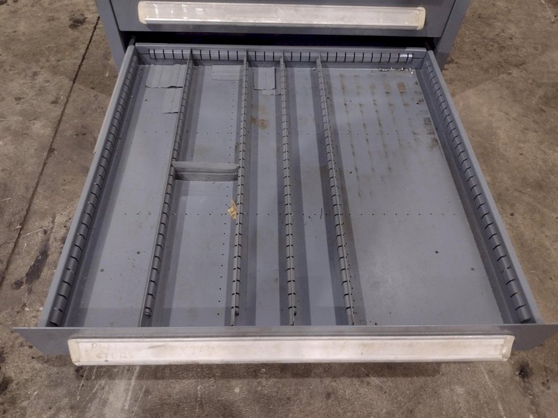 15 DRAWER STANLEY VIDMAR PARTS CABINET 30" X 27.5"X 60" : YOBRO 25552