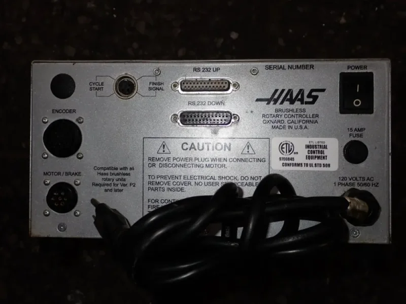 HAAS AUTOMATION INC BRUSHLESS ROTARY CONTROL