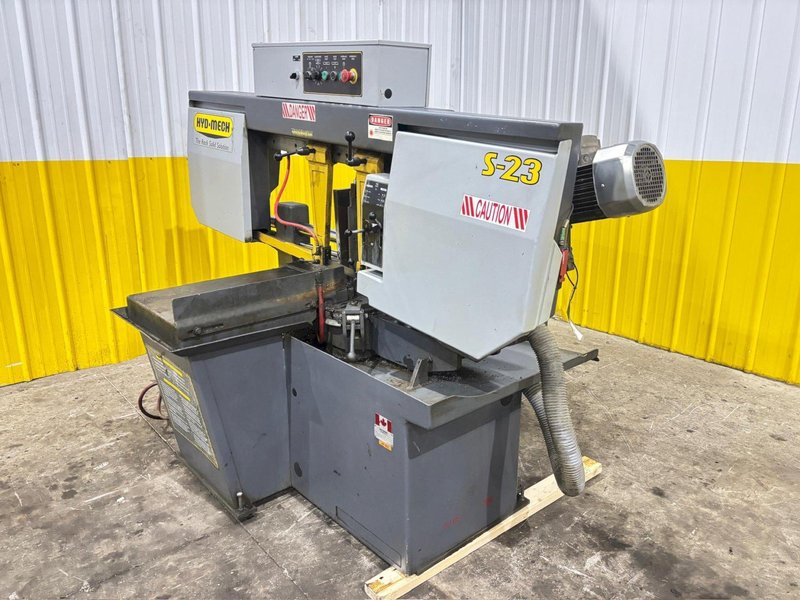 16" X 18" HYD-MECH MODEL #S23 SWIVEL HEAD S-23H HORIZONTAL BAND SAW: YOBRO #24549