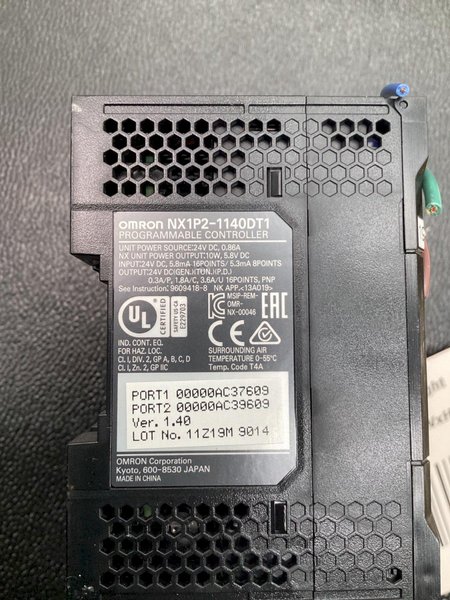 OMRON NX1P2-1140DT1 CPU Power Controller USED