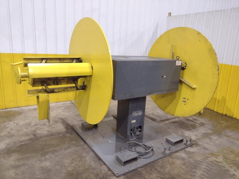 8,000 LBS X 24" COE MODEL #CPR-DE DOUBLE END PULL OFF COIL REEL UNCOILER: YOBRO #24985