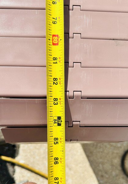 Stainless Steel  |  7.5” x 82” Flattop Belt Conveyor / Smooth Top Belt