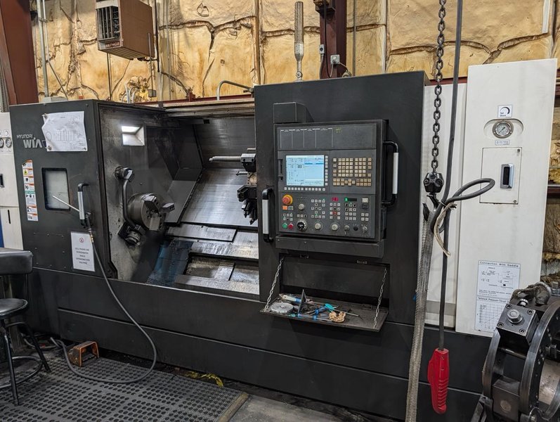Hyundai Wia L300LMC CNC Lathe, 2018 – Live Tooling, Box Ways, Tailstock, C-Axis, Chip Conveyor