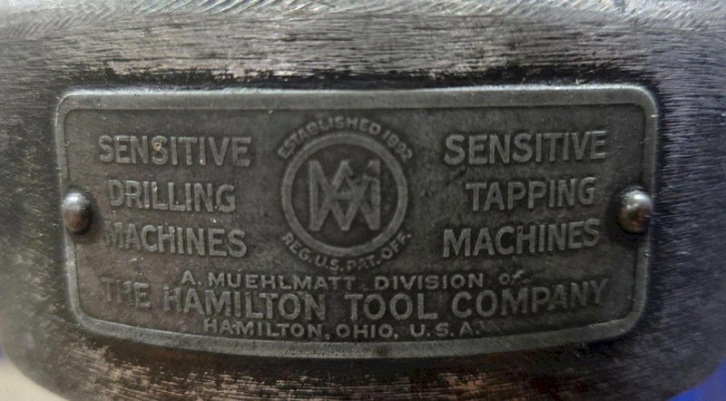 HAMILTON TOOL CO VARIMATIC VARIABLE SPEED DRILL PRESS 1/4 HP115/208V USED