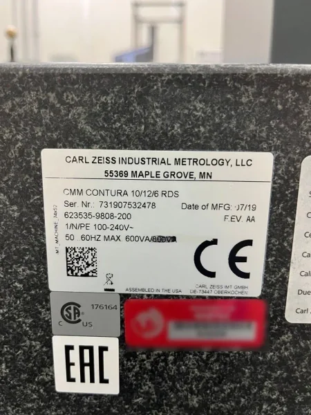 2019 ZEISS Contura G2 10.12.6 RDS