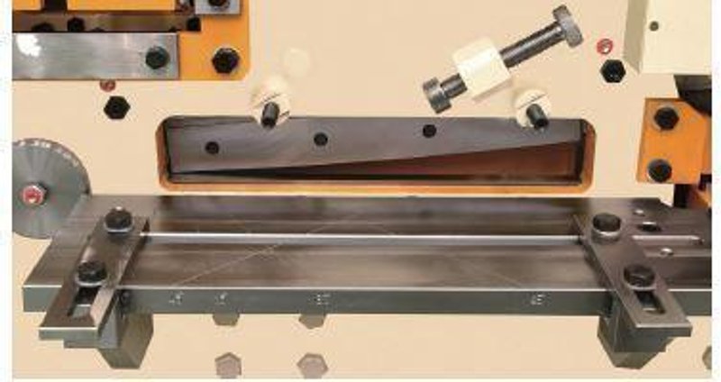 120 Ton, New Geka Hydraulic Ironworker Model Hydracrop 110SD - Dual Operator