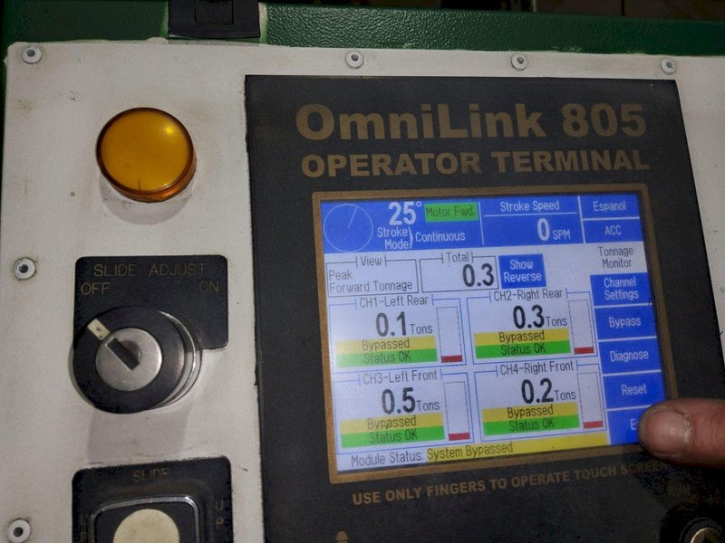 MINSTER P2-150-54 HIGH SPEED PRODUCTION PRESS W/ OMNILINK 805 CONTROL