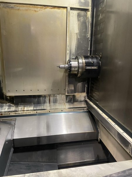 DMG Mori NHX 5000 HMC, 2017 – Full 4th Axis, TSC, ERGOline Celos M730UM Control, Chip Conveyor