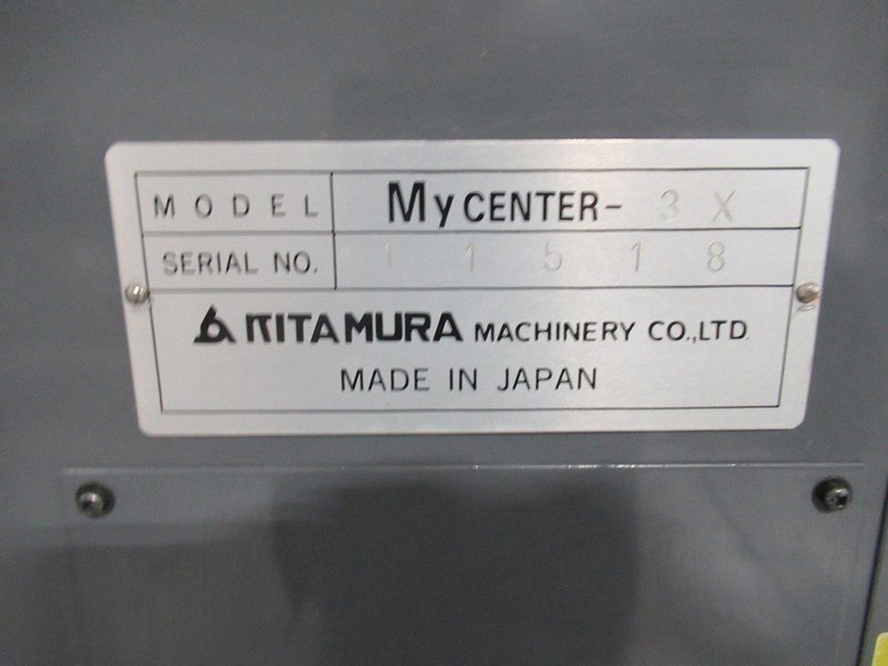 Kitamura Mycenter 3X CNC Vertical Machining Center, 29.9" x 17.9" x 18", CT40, 10K, 20 ATC, Chip Con, Fanuc O-M- Auction Item