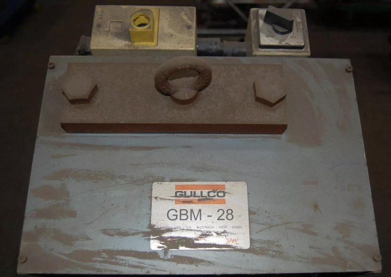 2" GULLCO GBM-28 PLATE BEVELING MACHINE. STOCK # 0654426