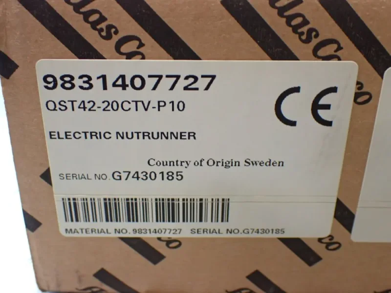 ATLAS COPCO ELECTRIC NUTRUNNER.   -  QST42-20CTV-P10