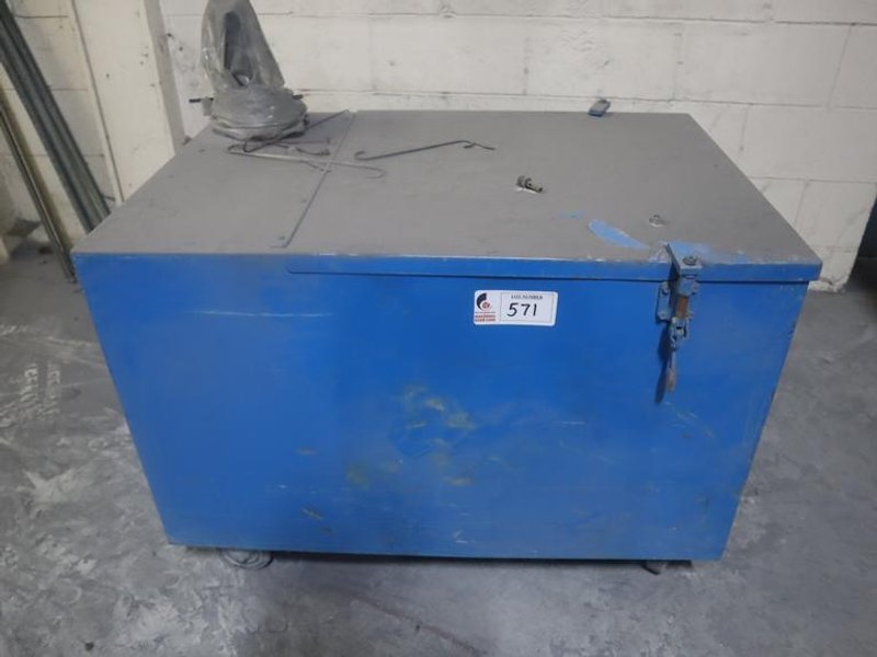 Powder Coating Rolling Hopper- Auction Item