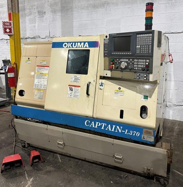 Okuma Captain L370 Big Bore CNC Turning Center