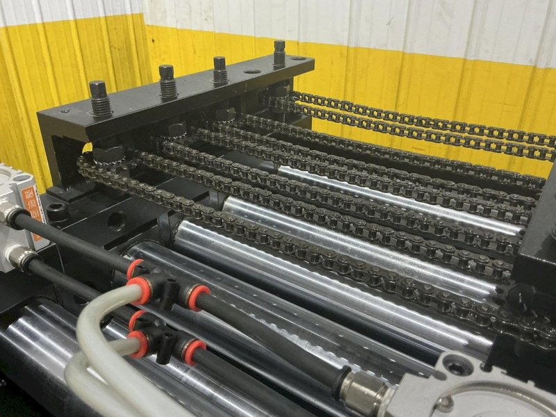 12" X .125" PA INDUSTRIES MODEL #SS127 MOTORIZED 7 ROLL COIL STRIP STRAIGHTENER : YOBRO #25104