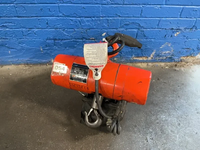 CM 1/4 TON ELECTRIC CHAIN HOIST   -  WB