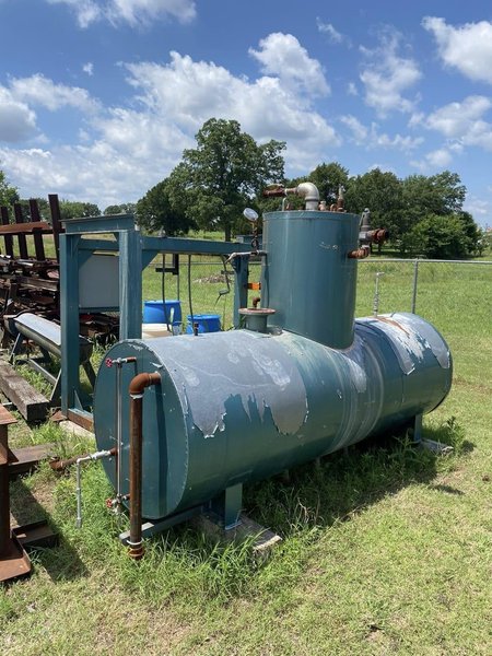 250 HP, Superior Boiler Works Aztec Boiler-Burner Unit 5-X-1276 Steam Boiler, 150 PSI, 1991 – with DA Feed Tank