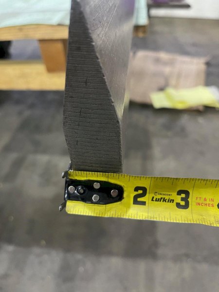 149&quot; MALE ACCUTE PRESS BRAKE DIE: STOCK #78053