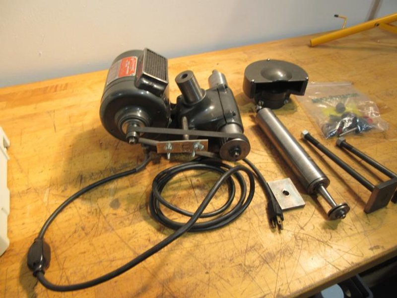 Dumore 5-021 Tool Post Grinder w/ 2 Spindle Assist. Mounted Stones- Auction Item