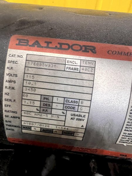 4,000 LBS X 60" X 48" ECONO LIFT HYDRAULIC SCISSOR LIFT TABLE WITH ROTARY ROLLER CONVEYOR TOP, 115 VOLT: STOCK #20958