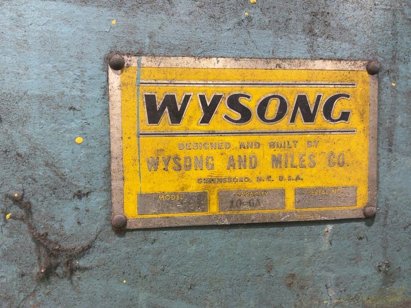 WYSONG AND MILES CO 10 GA SHEAR   -  1010-RD