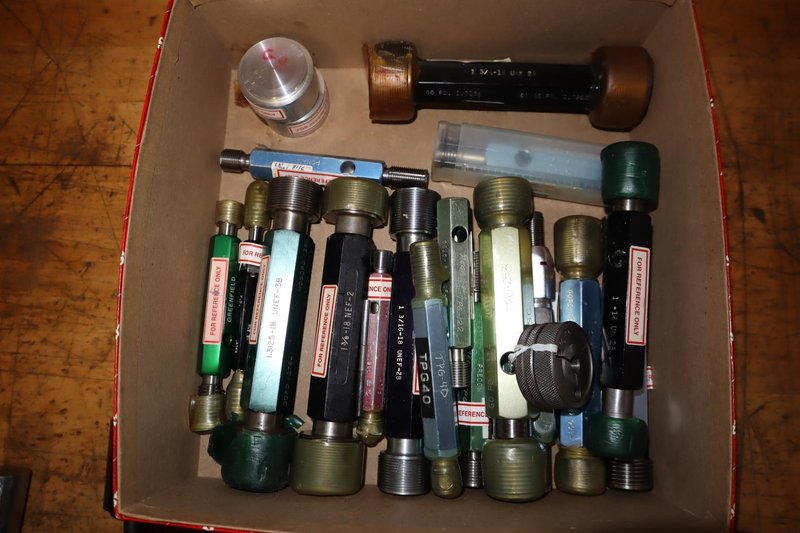 Assorted Thread &amp; Pin Gages- Auction Item