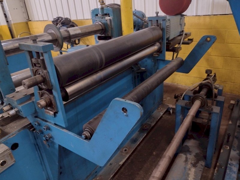 36" X 4" X 12,000 LBS YODER / STAMCO MOTORIZED SLITTING LINE STOCK #3731