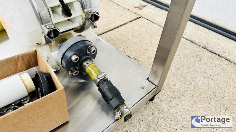 Inline Filling Systems  | Six-Headed Semi-Automatic  |  Overflow Filler