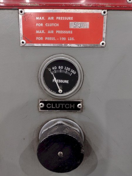 60 TON BLISS MODEL #C-60 OBI STAMPING PUNCH PRESS 8&quot; STROKE: STOCK #23462